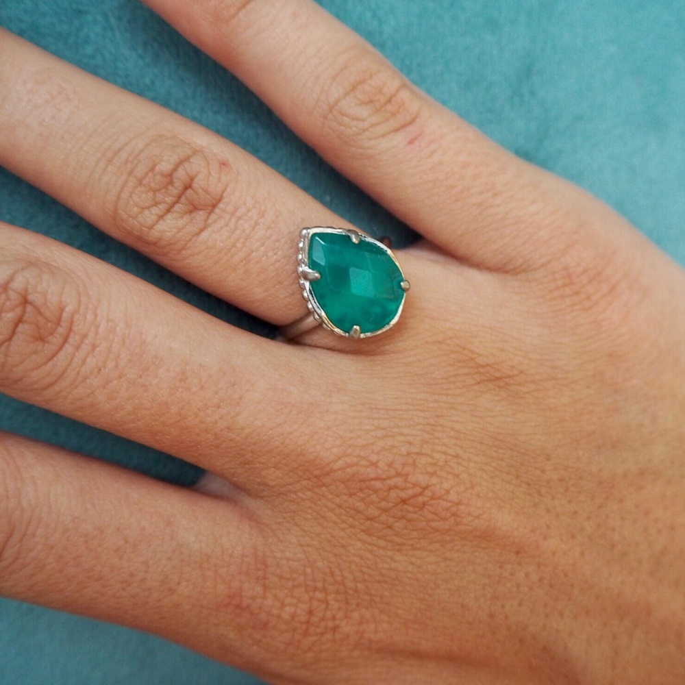 Kendra Scott Color Bar Emerald Ring